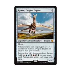 WOTC MTG Commander 2017 Ramos, Dragon Engine (MR) (Foil) NM - Image 1