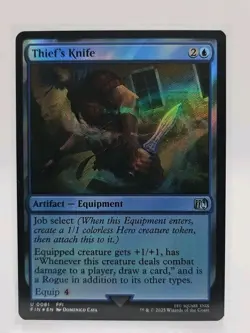 Thief's Knife (FOIL) U #81 MTG Final Fantasy Magic FIN EN NM FF1 FFI - Image 1