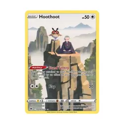 Pokemon SWSH10: Astral Radiance Trainer Galle Hoothoot (UR) #TG12/TG30 (Ho NM - Image 1