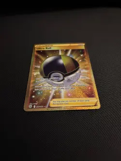 Pokemon TCG Ultra Ball 186/172 Gold Secret Rare Sword & Shield Brilliant Stars - Image 2