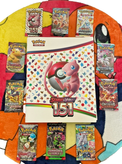 Premium Pokemon Collection Lot: Binder + Boosters + V/EX + Base Set +2500 Bulk - Image 1