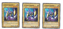3 Yugioh X-Head Cannon DP2-EN005 Common 1st Edition Duelist Pack TCG Cards - Image 3