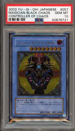 Yu-Gi-Oh! Magician of Chaos Controller/Chaos JPN Ultimate Rare 306-057 PSA 10 - Image 1