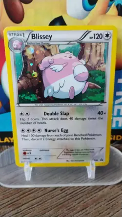 BLISSEY XY Black Star Promos POKEMON Holo 2015 Trading Card XY56 - Image 1
