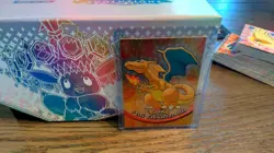 80+ Card Topps Vintage Pokemon Lot with Charizard Flames Embossed and other Holo - Image 2