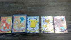 80+ Card Topps Vintage Pokemon Lot with Charizard Flames Embossed and other Holo - Image 3