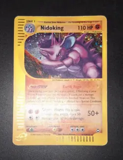 Pokemon Card-Nidoking-Holo-Aquapolis-H18/H32-ENG-PL - Image 1
