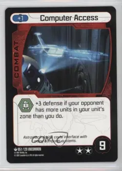 2007 Star Wars: Pocket Model Trading Card Game Computer Access #051 gl9 - Image 1