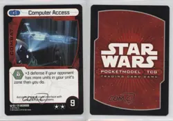 2007 Star Wars: Pocket Model Trading Card Game Computer Access #051 gl9 - Image 3