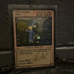 Cannabeast Gaming TCG Blew Dream Sample Card Autographed Rare - Image 1