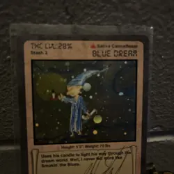 Cannabeast Gaming TCG Blew Dream Sample Card Autographed Rare - Image 2