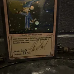 Cannabeast Gaming TCG Blew Dream Sample Card Autographed Rare - Image 3