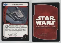 2007 Star Wars: Pocket Model Trading Card Game Tractor Beam #S3 gl9 - Image 3