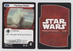 2007 Star Wars: Pocket Model Trading Card Game Ground Assault Fambaa Shield 0s5 - Image 3