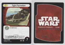 2007 Star Wars: Pocket Model Trading Card Game Tight Formation #033 0s5 - Image 3