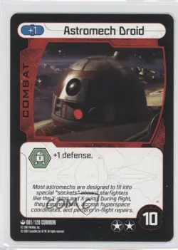 2007 Star Wars: Pocket Model Trading Card Game Astromech Droid #001 gl9 - Image 1