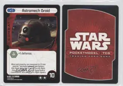 2007 Star Wars: Pocket Model Trading Card Game Astromech Droid #001 gl9 - Image 3