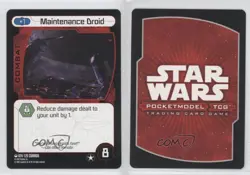 2007 Star Wars: Pocket Model Trading Card Game Maintenance Droid #024 0s5 - Image 3