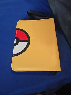 Pokemon Trading Card Binder Holder - 50 Card Pages - Pikachu Cover - Image 3