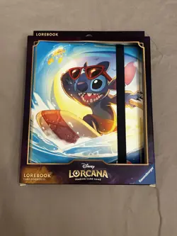 Disney Lorcana Card Book Portfolio Binder Stitch Lore Book NEW IN BOX - Image 1