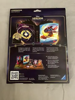 Disney Lorcana Card Book Portfolio Binder Stitch Lore Book NEW IN BOX - Image 2