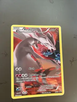 Pokemon 2015 XY Promos Reshiram Full Art Holo Black Star Promo Card #XY74 - Image 1