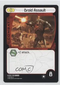 2007 Star Wars: Pocket Model Trading Card Game Ground Droid Assault #014 0s5 - Image 1