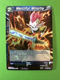 Merciful Minotia P-050 PR- Foil- Near Mint- Dragonball Super Card Game LP - Image 3