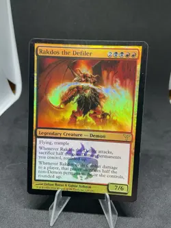 Rakdos the Defiler Dissension Foil MTG #180 MP - Image 1