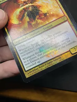 Rakdos the Defiler Dissension Foil MTG #180 MP - Image 5