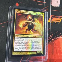 Rakdos the Defiler Dissension Foil MTG #180 MP - Image 1