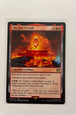 MTG Final Fantasy: The Fire Crystal (Excellent Condition) - Image 1