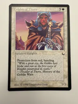 KNIGHTS OF THORN SUMMON THE DARK MTG MAGIC THE GATHERING NM / UNPLAYED - Image 1