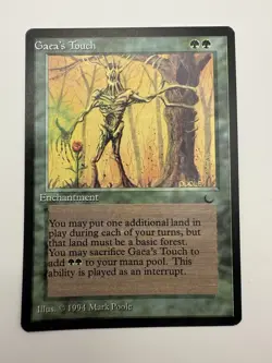 Magic The Gathering (MTG) - Gaea’s Touch - The Dark (Green)) NM Never Played - Image 1