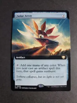 Solar Array (Extended Art) Rare MTG Edge of Eternities Commander - Image 1