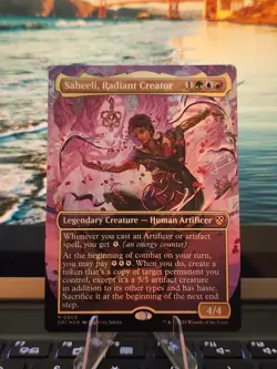 MTG Final Fantasy | Borderless | Saheeli Radiant Creator - Image 1