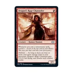 WOTC MtG Modern Horizons 2 Dragon's Rage Channeler (U) (Foil) NM - Image 1