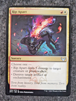 Rip Apart Magic the Gathering Strixhaven NM NEVER played MTG .........(DS3D1K5) - Image 1