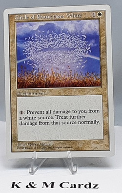 MTG - 5th Edition - Circle of Protection: White - Common - Lightly Played - Image 1