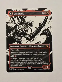 Urabrask - Showcase - March Of The Machines - Near Mint - MTG - Image 1