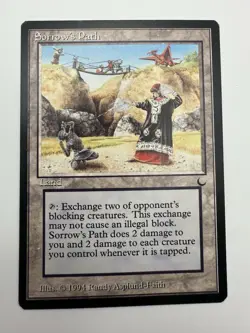 LIMITED EDITION The Dark Vintage MtG Sorrow's Path Unplayed NM - Image 1
