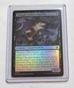 Thought-Stalker Warlock #118 Bloomburrow Foil Creature MTG NM/M - Image 1