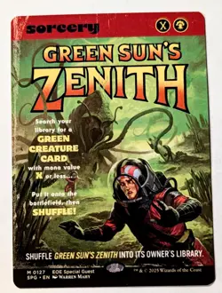 MTG Green Sun's Zenith - Showcase, NM-Mint, English Special Guests - Image 1