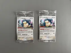 2 x Pokemon Journey Together Hop's Snorlax 117/159 Gamestop Promo - SEALED - Image 1