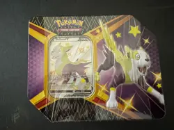 POKEMON TCG SHINING FATES TIN BOX FOIL BOLTUND V w/6 POKEMON BOOSTER PACKS - Image 1