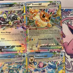 Pokemon - Prismatic Evolutions: 4 Eeveelutions ex cards, Umbreon, Eevee Ex + 2 - Image 3