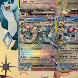 Pokemon - Prismatic Evolutions: 4 Eeveelutions ex cards, Umbreon, Eevee Ex + 2 - Image 4
