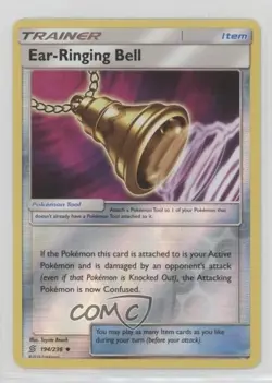 Ear-Ringing Bell Reverse Foil Pokemon Sun & Moon Unified Minds #194 08j3 - Image 1