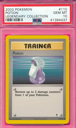 PSA 10 GEM MINT POTION TRAINER 2002 LEGENDARY POKEMON #110 GRADED RARE *TPHLC-37 - Image 1