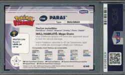 PSA GEM MINT 10 DANONE PARAS CRAB STADIUM TIP 2000 POKEMON #6 36 GRADED PM TPHLC - Image 2
